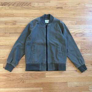 3Sixteen Heavy Linen Bomber Stadium Jacket Medium